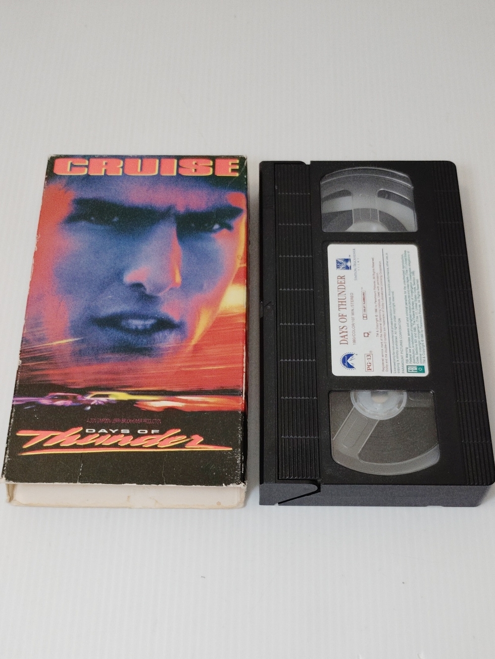 12 For $8 Vintage Days of Thunder VHS Tape - Black